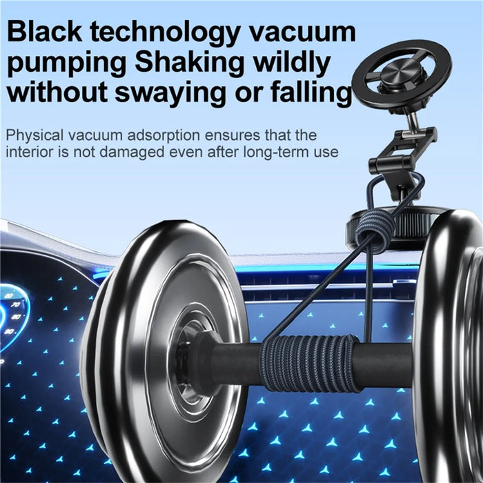 JY25-8 Suction Cup Magnetic Car Phone Mount Dashboard Stand Holder Strong Vacuum Adhesion for Navigation - 4