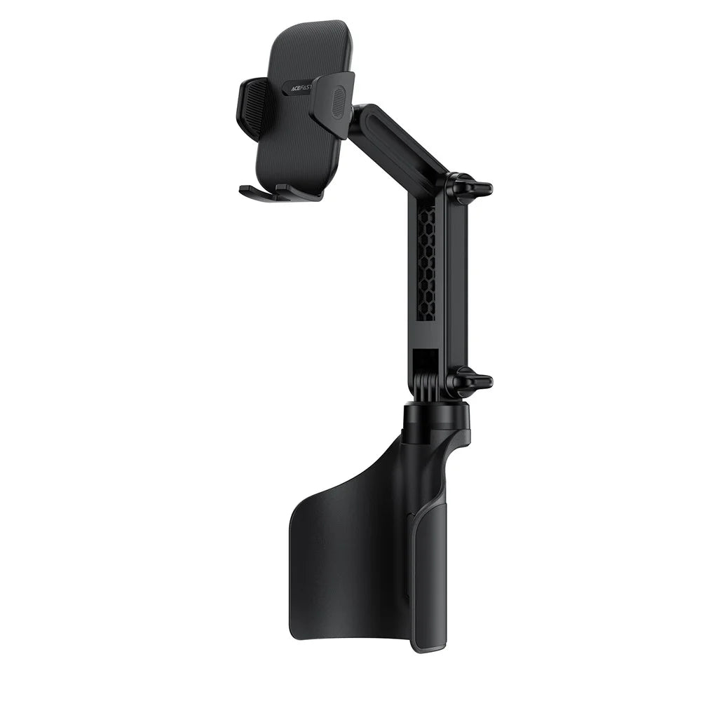ACEFAST D63 Car Cup Holder Adjustable Angle  /  Length Car Phone Mount Anti-Slip Compatible with 4.7-6.9 inch Phones - Black - 1