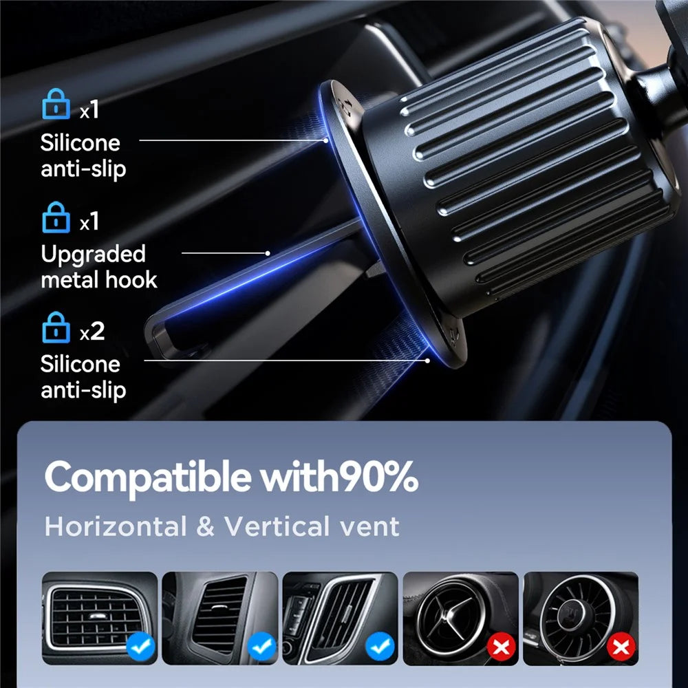 JOYROOM JR-ZS345 Car Air Vent Magnetic Phone Mount Holder 360 Degree Rotation Phone Stand - 5