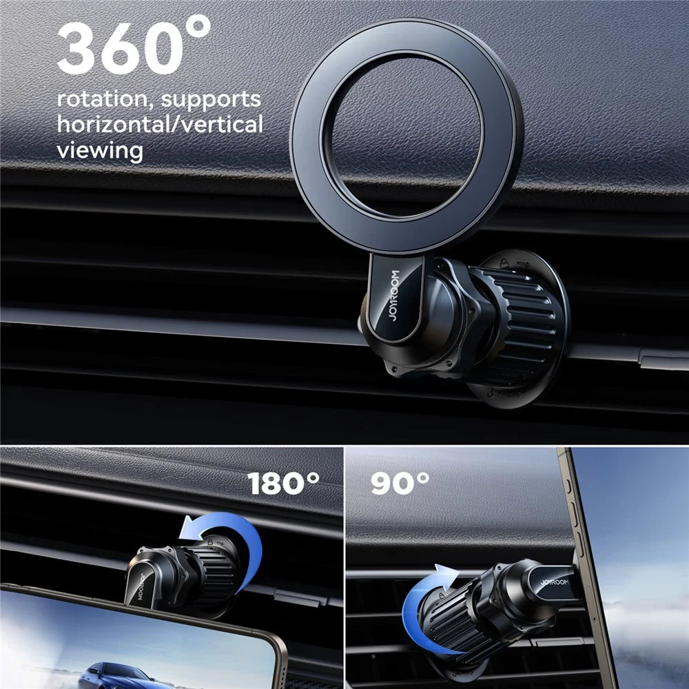 JOYROOM JR-ZS345 Car Air Vent Magnetic Phone Mount Holder 360 Degree Rotation Phone Stand - 6