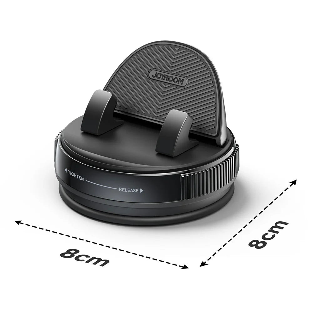 JOYROOM JR-ZS530 Car Phone Mount Holder Rotary Lock Nano Suction Cup Cellphone Stand - 5