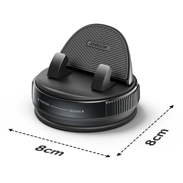 JOYROOM JR-ZS530 Car Phone Mount Holder Rotary Lock Nano Suction Cup Cellphone Stand - 5