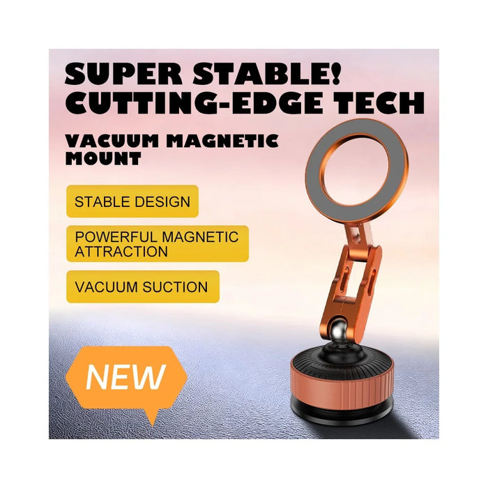 K7 Car Mount Magnetic Phone Holder Vacuum Suction Foldable Navigation Stand for Vehicle Dashboard - 2