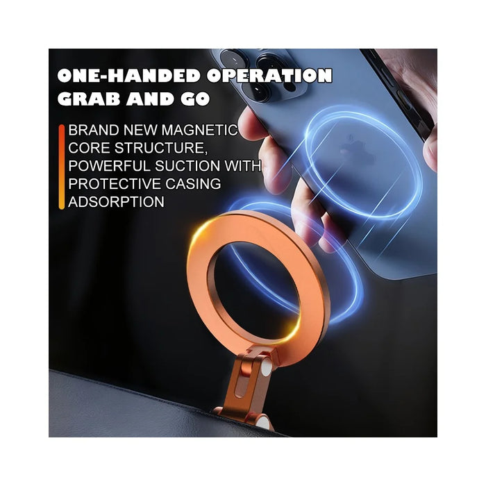 K7 Car Mount Magnetic Phone Holder Vacuum Suction Foldable Navigation Stand for Vehicle Dashboard - 3