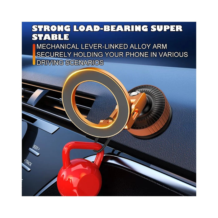 K7 Car Mount Magnetic Phone Holder Vacuum Suction Foldable Navigation Stand for Vehicle Dashboard - 5