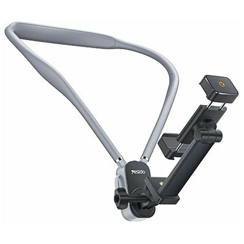 YESIDO C334 360 Degree Rotation Neck Phone Holder Stand Anti-shake Hands-free Neck-mounted Bracket - 1