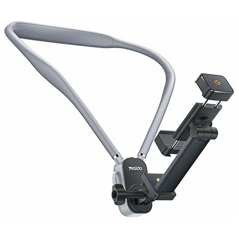 YESIDO C334 360 Degree Rotation Neck Phone Holder Stand Anti-shake Hands-free Neck-mounted Bracket - 1