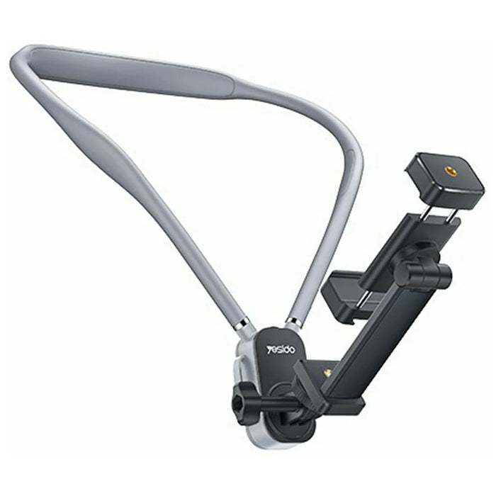 YESIDO C334 360 Degree Rotation Neck Phone Holder Stand Anti-shake Hands-free Neck-mounted Bracket - 1