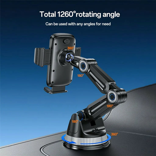 YESIDO C275 Car Dashboard Mount Suction Cup Base Truck Phone Holder Bracket for 4.7-7.2 Cellphones - 2