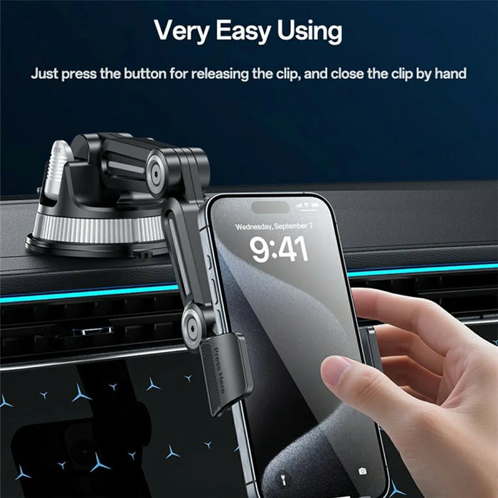YESIDO C275 Car Dashboard Mount Suction Cup Base Truck Phone Holder Bracket for 4.7-7.2 Cellphones - 4