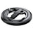 Folding Metal Phone Stand 360 Degree Rotation Damping Gear Ultra Thin Magnetic Ring Holder - Black - 1
