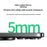 Folding Metal Phone Stand 360 Degree Rotation Damping Gear Ultra Thin Magnetic Ring Holder - Black - 7
