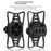 BENGGUO Bicycle Phone Mount Adjustable Silicone Elastic Strap Holder for 4.7-7.2 Inch Devices Bike Handlebar Bracket, Black - 6