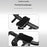 BENGGUO Bicycle Phone Mount Adjustable Silicone Elastic Strap Holder for 4.7-7.2 Inch Devices Bike Handlebar Bracket, Black - 7
