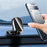 360 Degree Rotating Magnetic Car Dashboard Mobile Phone Holder Folding Cellphone Bracket - Silver - 3