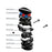 360 Degree Rotating Magnetic Car Dashboard Mobile Phone Holder Folding Cellphone Bracket - Silver - 4