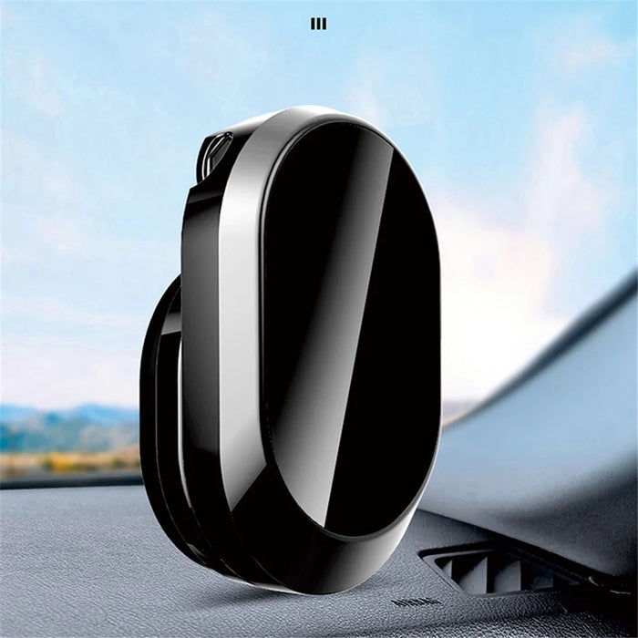 360 Degree Rotating Magnetic Car Dashboard Mobile Phone Holder Folding Cellphone Bracket - Silver - 6