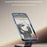 AT28 Universal Magnetic Car Phone Mount Dashboard Console Screen Navigation Foldable Holder Stand - Black - 3