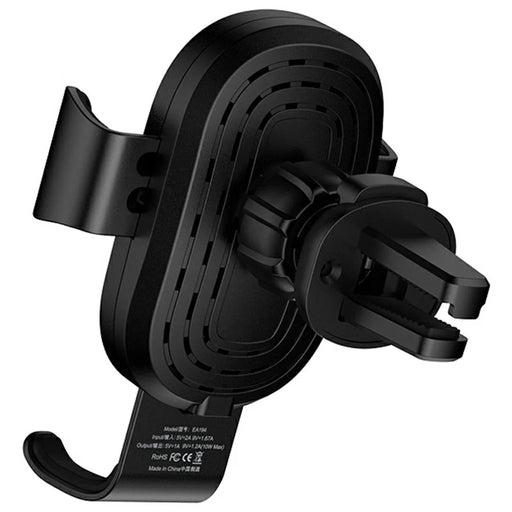 DEVIA EA194 Gravity Sensor Car Air Vent Mount Wireless Charger Phone Holder Stand - Black - 2