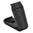 HS290 Stretchable Phone Holder for Car Dashboard Carbon Fiber Texture PU Leather Tablet Bracket - Black - 1
