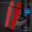 HS290 Stretchable Phone Holder for Car Dashboard Carbon Fiber Texture PU Leather Tablet Bracket - Black - 7