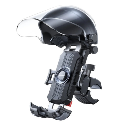 JOYROOM JR-ZS526 Bike Phone Holder Mount with Sunshade Helmet Hands-free Phone Mount for Electric Bicycle / Motorcycle - 1