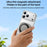 YESIDO C301 Foldable Desktop Magnetic Phone Holder 3-Stage Damping Hinge Travel Stand - Tarnish - 4