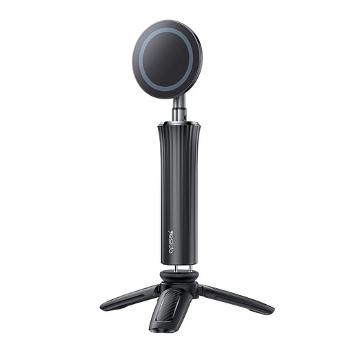 YESIDO C233 Magnetic Phone Tripod Telescopic Clip-on Desktop Holder Stand for Selfie Live Streaming - Black - 1