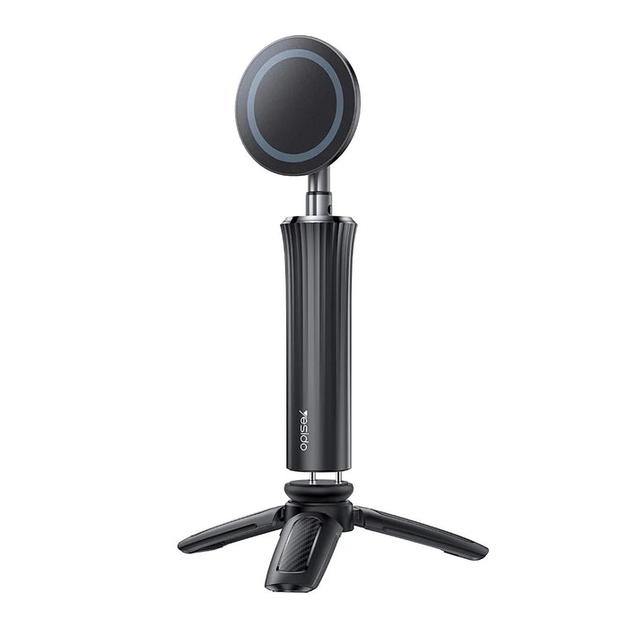 YESIDO C233 Magnetic Phone Tripod Telescopic Clip-on Desktop Holder Stand for Selfie Live Streaming - Black - 1