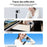 YESIDO C233 Magnetic Phone Tripod Telescopic Clip-on Desktop Holder Stand for Selfie Live Streaming - Black - 5