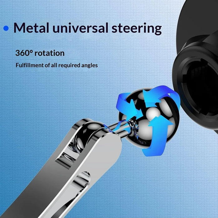 QH-AKD145 Magnetic Car Phone Mount 360 Degree Rotatable Foldable Dashboard Cellphone Stand with Adhesive Base - 7