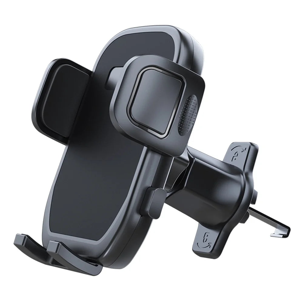 A193+X158 Universal 360 Degrees Rotatable Metal Hook Type Car Air Outlet Mobile Phone Holder Bracket - 1