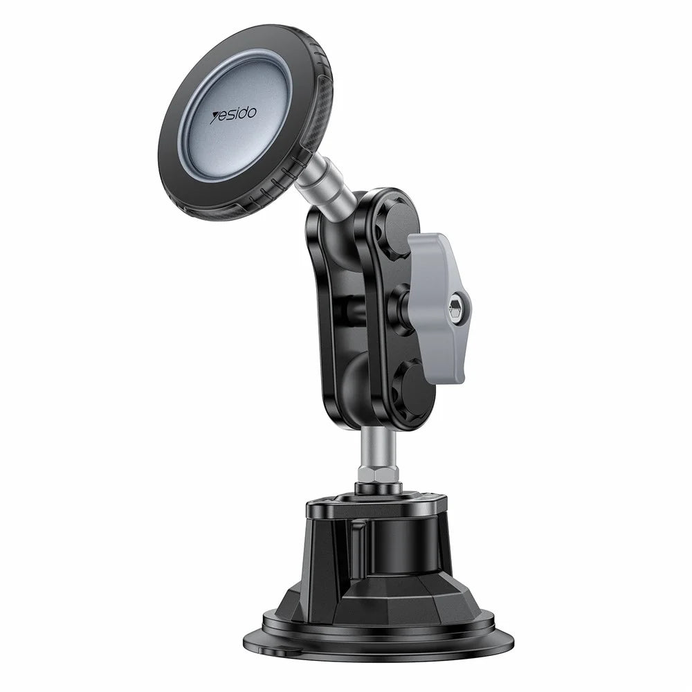 YESIDO C281 Compatible with Magsafe Car Mount Phone Holder Dashboard 360° Adjustable Magnetic Suction Cup Phone Stand for Smartphone - 1