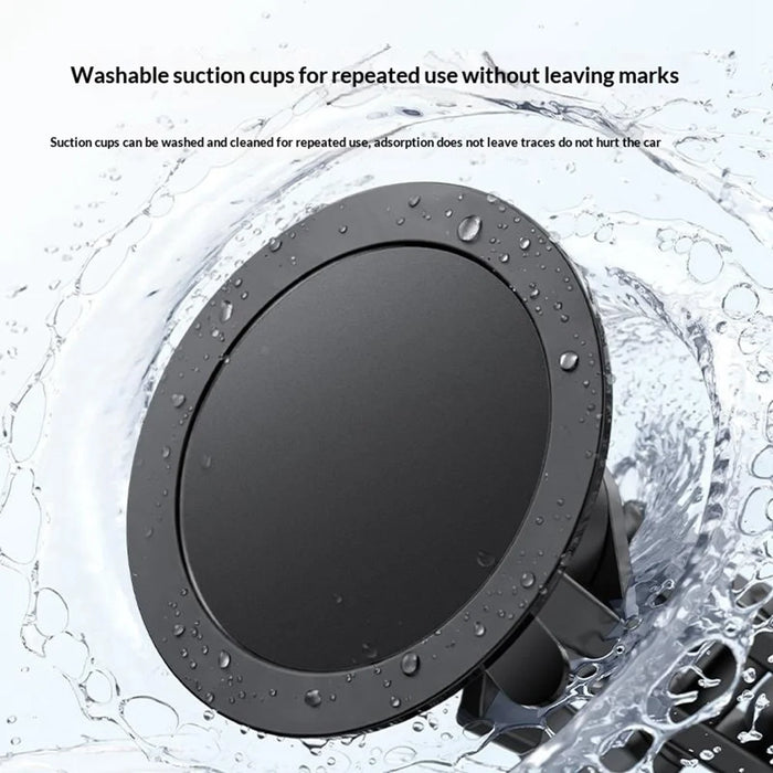 YESIDO C281 Compatible with Magsafe Car Mount Phone Holder Dashboard 360° Adjustable Magnetic Suction Cup Phone Stand for Smartphone - 5