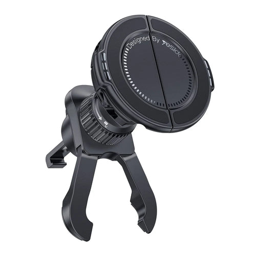 YESIDO C253 Compatible with MagSafe Phone Stand 2-in-1 Clip Car Vent Mount 360 Degrees Rotation Magnetic Phone Holder - 1