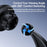 YESIDO C235 Magnetic Car Phone Mount 360 Degrees Rotation Dashboard Stand with 2Pcs Magnetic Sheets - Black - 5