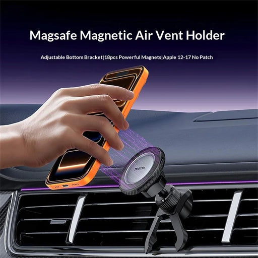 YESIDO C254 Magnetic Car Air Vent Phone Holder Compatible with MagSafe 360 Degrees Rotation Mount for 12-17 Series - Black - 2