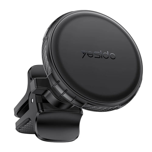 YESIDO C234 Car Air Vent Magnetic Phone Mount Hawkbill Inverted Clip 360 Degrees Rotation Phone Holder - Black - 1