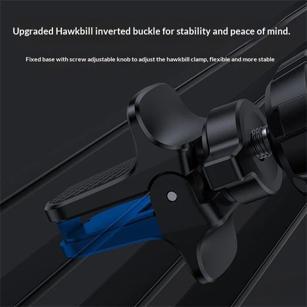 YESIDO C234 Car Air Vent Magnetic Phone Mount Hawkbill Inverted Clip 360 Degrees Rotation Phone Holder - Black - 5