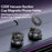 YESIDO C228 Car Phone Stand Mount 360 Degree Zinc Alloy Vacuum Suction Cup Magnetic Phone Holder for Car Dashboard Desktop - Black - 2