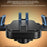 WEKOME WA-S65 Car Mount Holder 360 Degree Rotation Mechanical Suction Cup Dashboard Windshield Phone Stand for 4.7-7.2 Inch Devices - Black - 5
