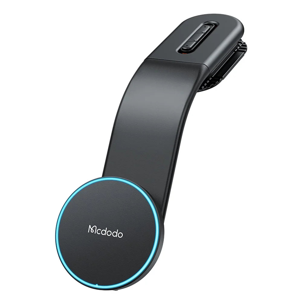 MCDODO CH-6290 MagiGo Pro Magnetic Car Holder 15W Fast Charging Station Wireless Charger Bendable Mount for Dashboard - Black - 2
