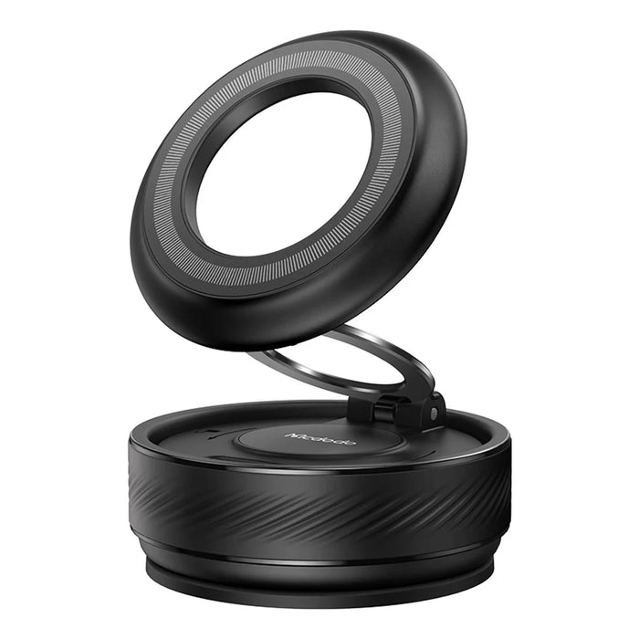 MCDODO TB-8420 Car Phone Holder Vacuum Suction Magnetic Foldable 360 Degree Adjustable Desktop Mount -Black - 1
