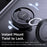 MCDODO TB-8420 Car Phone Holder Vacuum Suction Magnetic Foldable 360 Degree Adjustable Desktop Mount -Black - 3