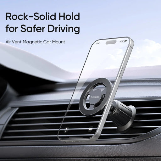 MCDODO CM-5030 Air Vent Magnetic Car Mount 360 Degree Rotation N52 Magnet Phone Holder for 4.7-6.7 Inch Smartphones - Black - 2