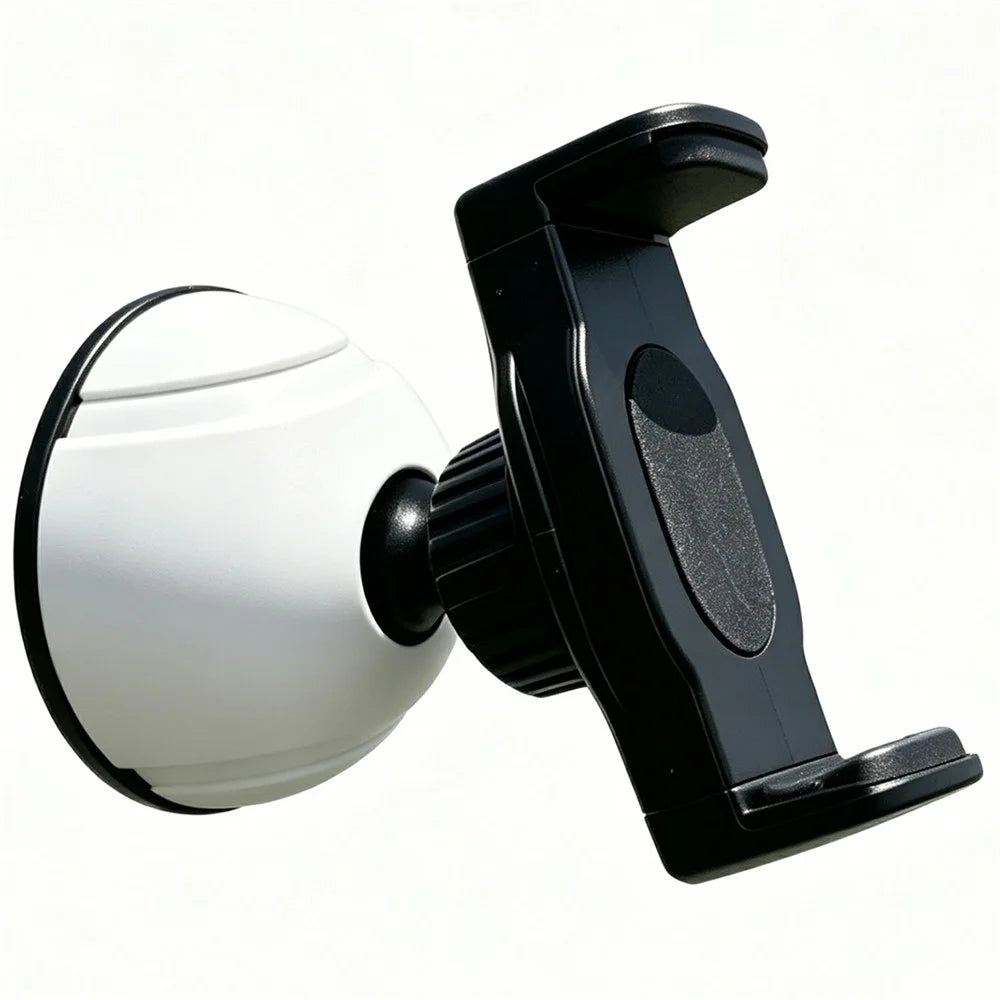 WQ-01 Sports Net Mobile Phone Mount 360 Degree Adjustable Clamp Phone Bracket for Football Tennis Basketball Court Fence Outdoor - White - 1
