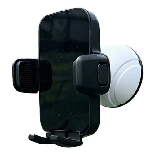 WQ-05 Sports Court Phone Mount 360 Degree Adjustable Fence Clamp Stand for Basketball Tennis Football Field Outdoor Recording - White - 1