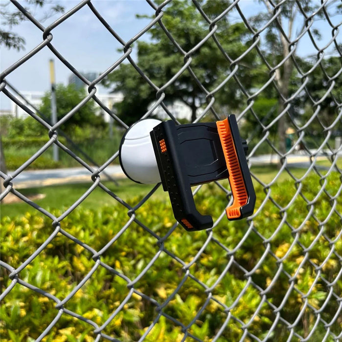 WQ-03 Sports Stadium Fence Mount Phone Holder Chain Link Net Clamp Car Air Vent Universal Mount - White - 7