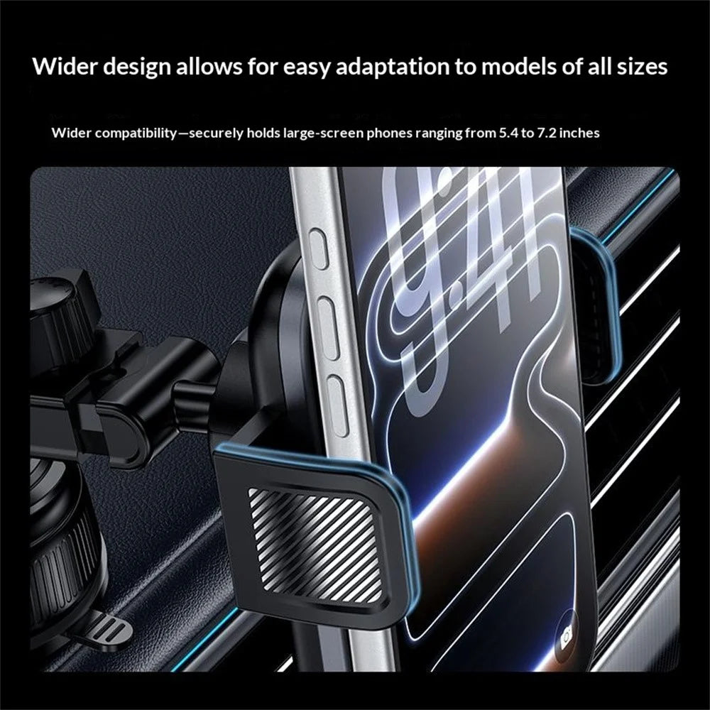 YESIDO C279 360° Rotating Car Phone Holder Suction Cup Mount Dashboard Windshield Stand Adjustable Bracket - Black - 5