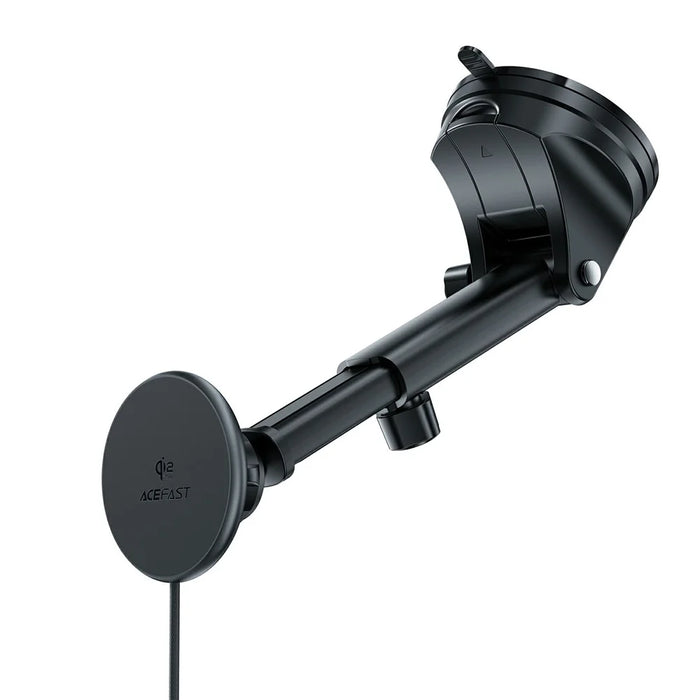 ACEFAST E52 Qi2 25W Magnetic Wireless Charging Car Holder for Dashboard Car Mount Charger - Black - 4